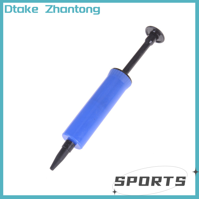 Dtake Portable Plastic balloon swim ring Inflatable Ball Hand Air Pump random color