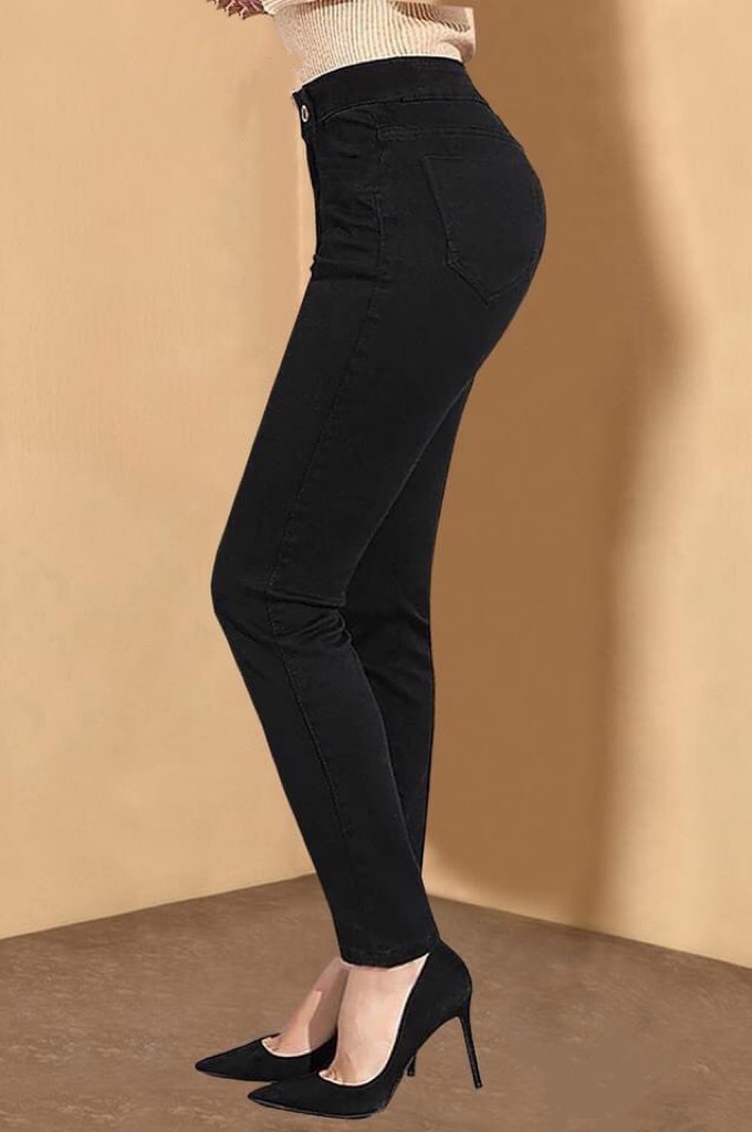 QUẦN JEAN NỮ LƯNG CAO SIÊU CO GIÃN 3 SIZE 45-58KG