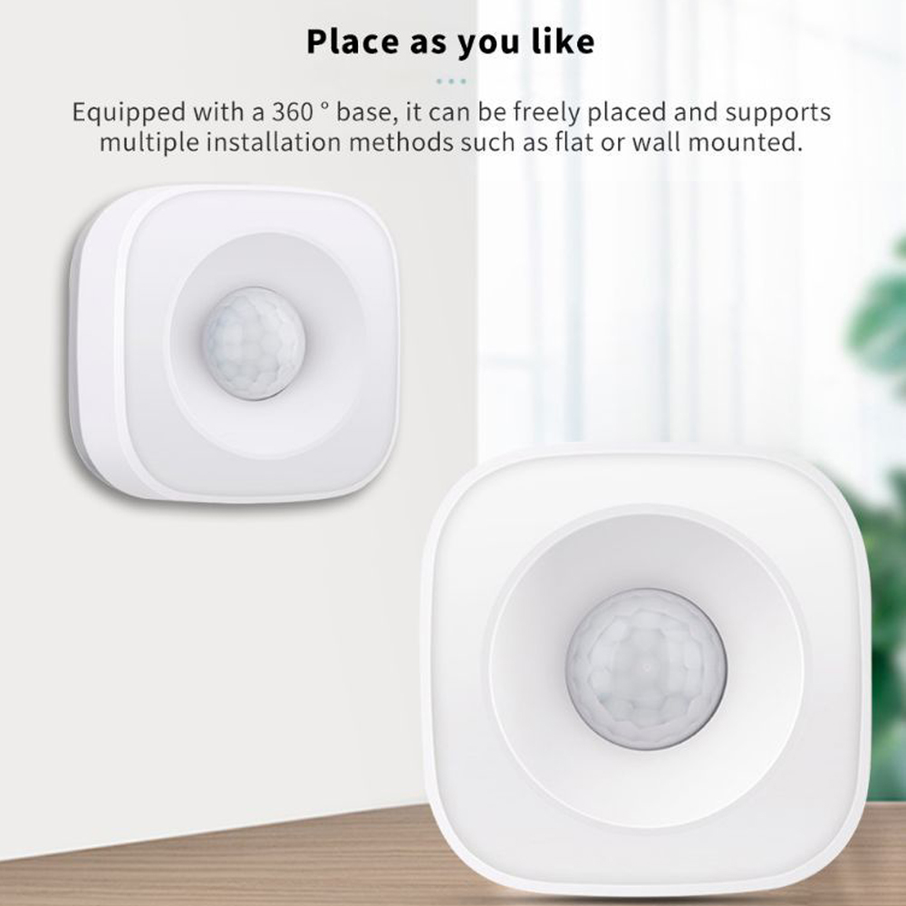 Tuya ZigBee cảm biến chuyển động PIR không dây cơ thể con người chuyển động dò hồng ngoại Detector nhà báo động an ninh cuộc sống thông minh ứng dụng