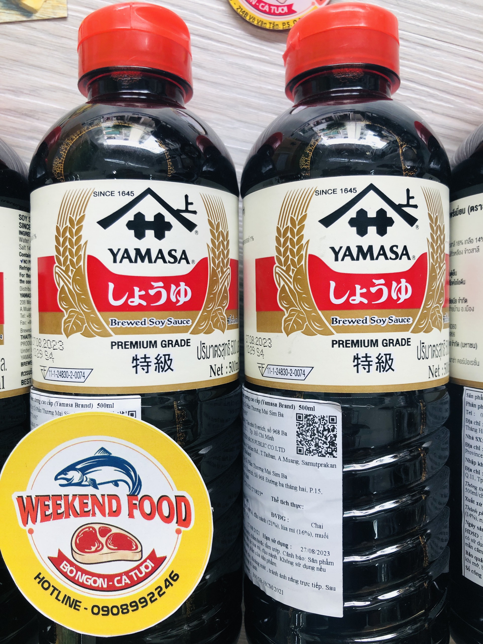 [HÀNG CAO CẤP] Nước tương nhật cao cấp Yamasa thơm ngon [CHAI 500 ml]