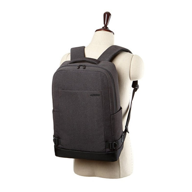 AMERICAN TOURISTER MILTON Backpack DARK GREY กระเป่าสะพายหลัง Backpack