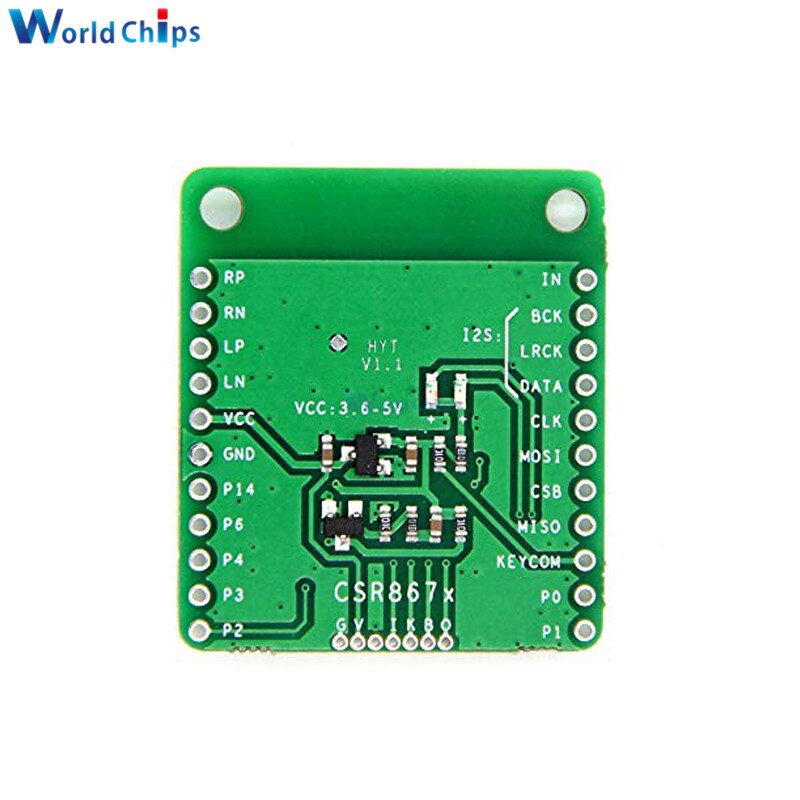 Csr8675 Bluetooth v5.0 điện năng thấp mô đun âm thanh bluetoothe bảng mạch thu APTX-HD lossless nén I2S sợi SPDIF thu khuếch đại