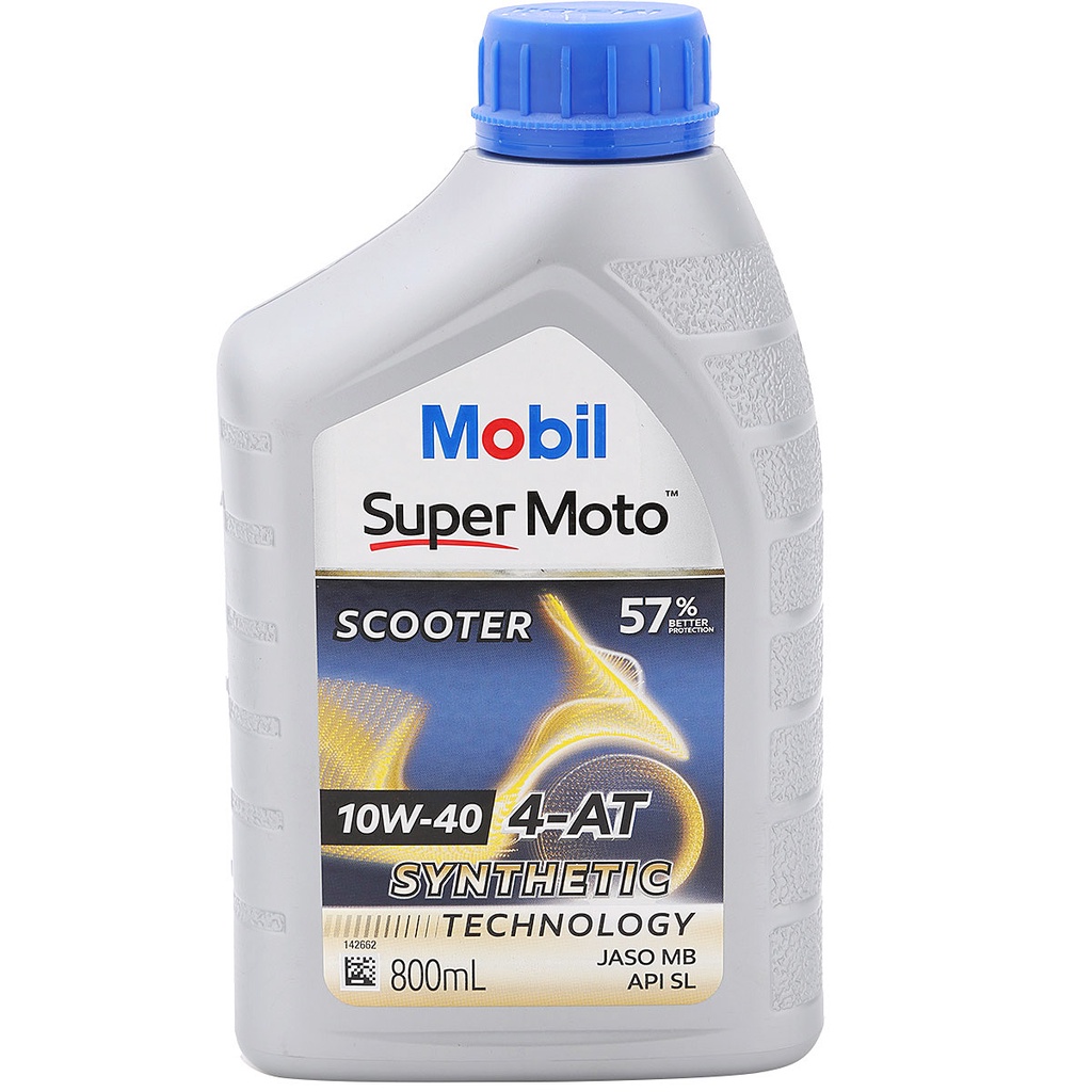 Nhớt Mobil Super Moto Scooter 10W-40 (0.8L)