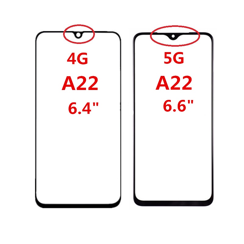 A02 Pattern Screen Touch Glass Screen For Samsung Galaxy A02 A12 A22 A32 A42 A52 A72 Front ...