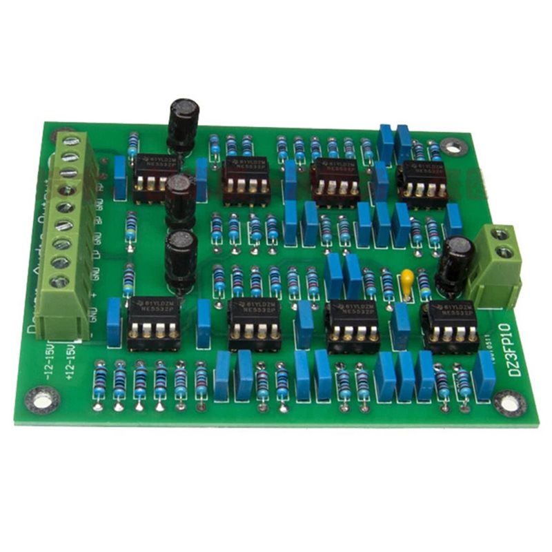 HiFi Decoder Board Balanced 24 Bit 192 KHz Parallel Gold-Plated Finished Design.