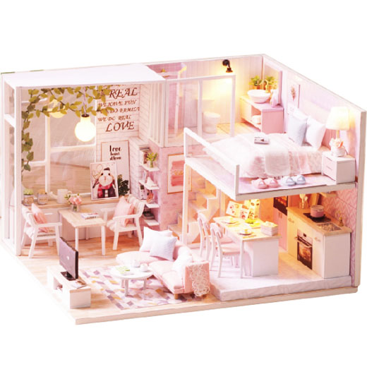Bộ lắp ghép DIY - Pink House L022