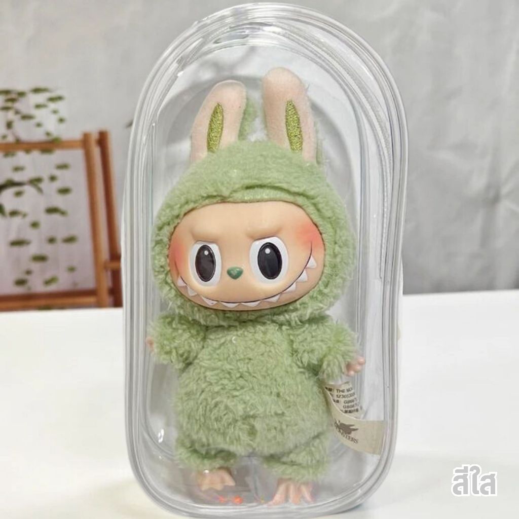 【พร้อมส่ง】 Labubu กระเป๋าใส่ลาบูบู้ กระเป๋าตุ๊กตาไวนิล กันฝุ่น กันแสง ...