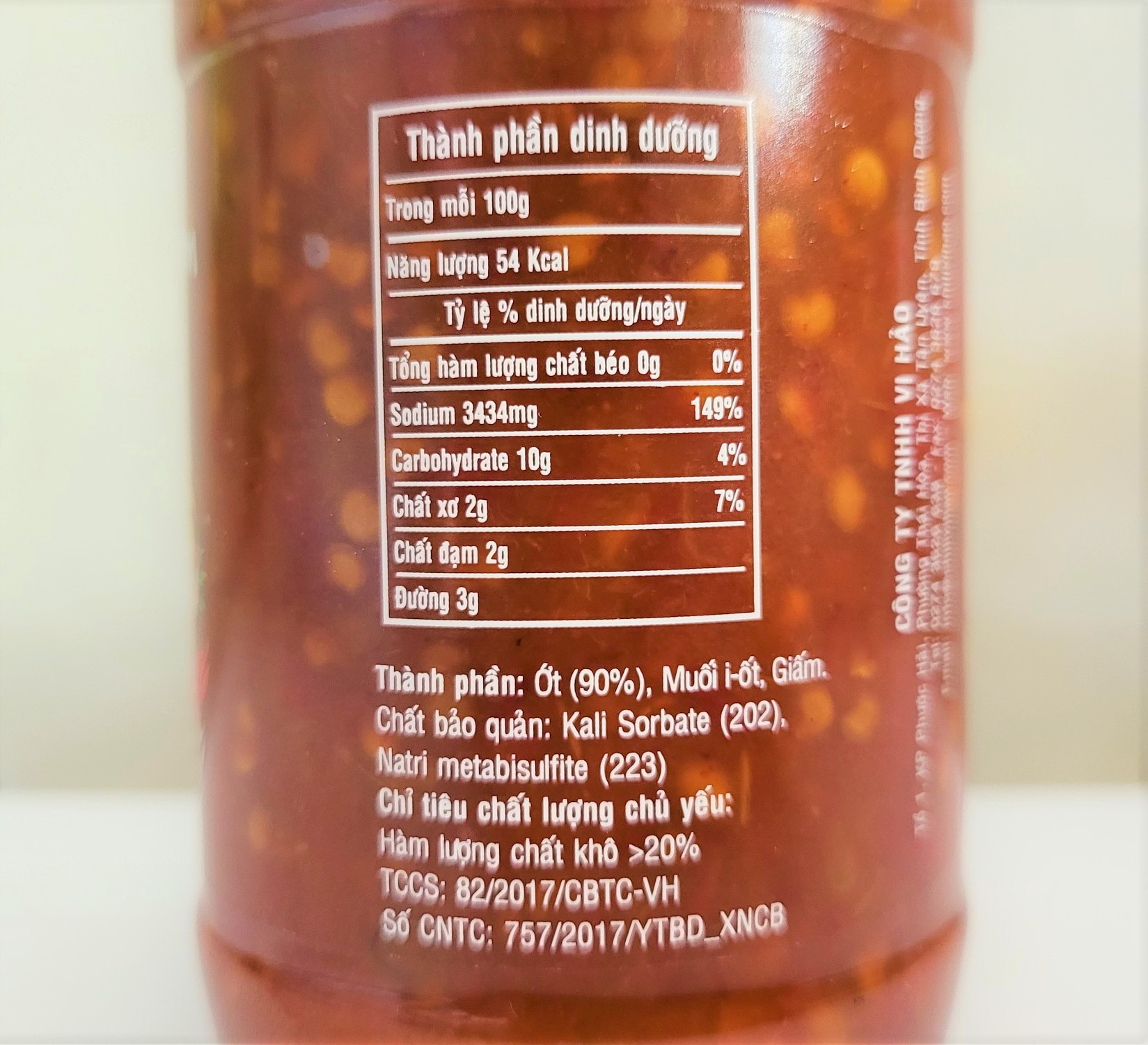 [Lọ 250g] ỚT BẰM [VN] VỊ HẢO Chopped chilli