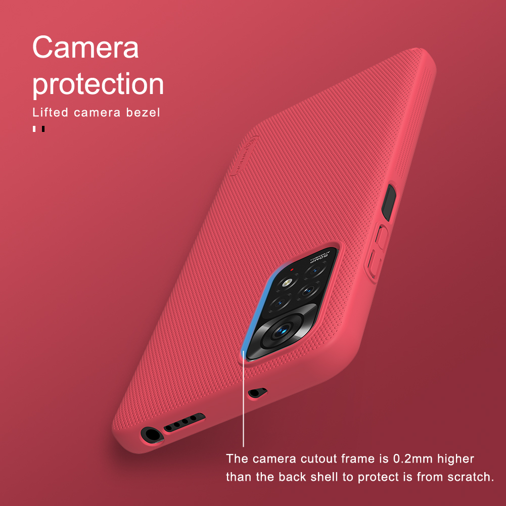 Nillkin Hard PC Case for Redmi Note 11 4G Note 11s Note 11 Pro Note 11 Pro Plus Note 11E Note 10 Pro 4G 5G  Note 10 Pro Max Note 10 5G Redmi 10 2022 10 Prime Phone Cases Luxury Frosted PC Hard Protection Back Cover