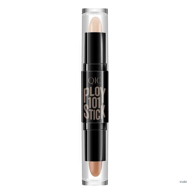 2 in 1 Makeup Shading Stick Long Lasting Highlight Contour Stick Dual-Ended Face Concealer Contouring Sticks Cream