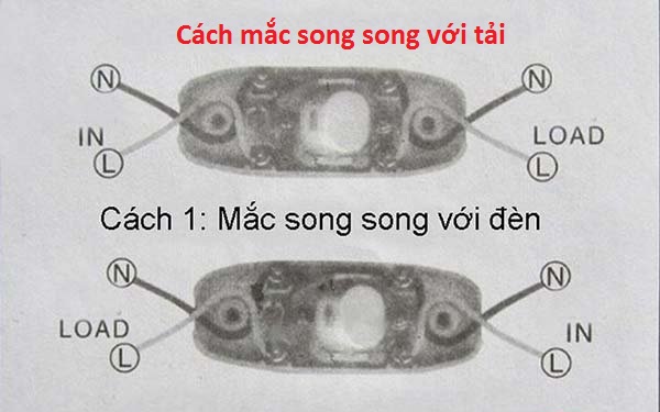 Công tắc bật tắt quả nhót - TRẮNG/ĐEN - có đèn báo