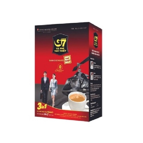 Trung Nguyên Legend Cà Phê Hòa Tan G7 3in1 - Hộp 18 Gói - Tiện Lợi, Đậm Vị Việt