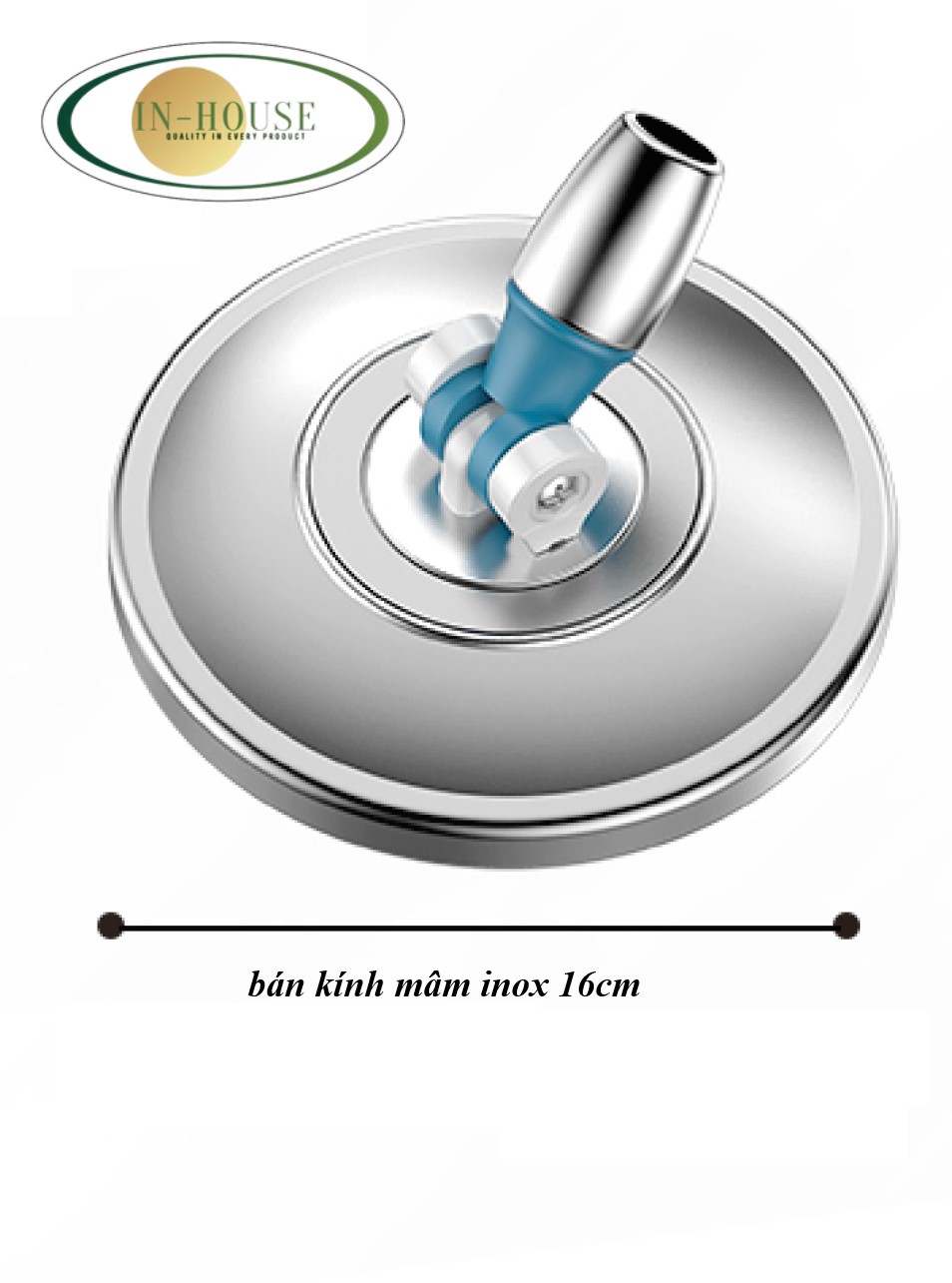 cây lau nhà inox 360 độ thông minh