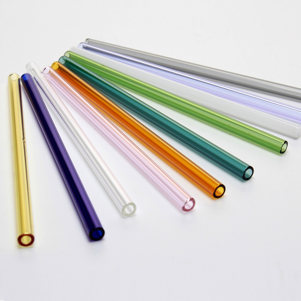 Ống hút thủy tinh màu 20cm
