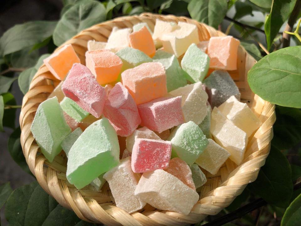 250g Kẹo dâu sữa dẻo đặc sản đà lạt - đồ ăn vặt