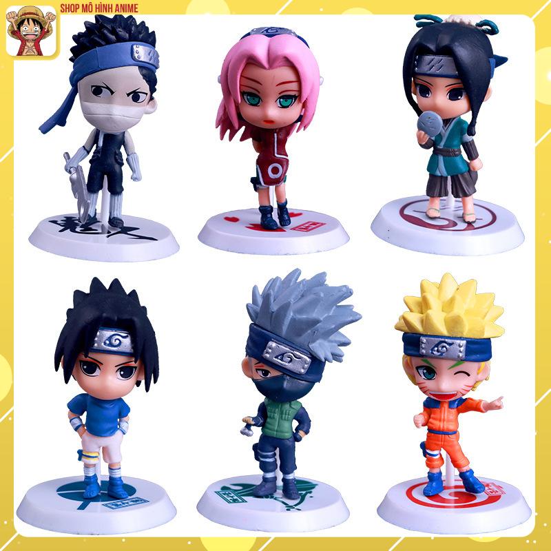 Mô Hình Naruto Chibi Siêu Đẹp, Cao 6,5cm, Mô Hình Decor Trang Trí, Bộ Sưu Tập Nhân Vật Yêu Thích
