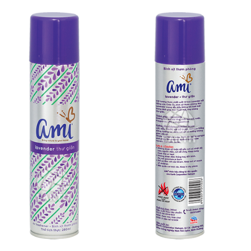 Nước hoa Xịt Phòng Ami 280ml (nhiều mùi hương)