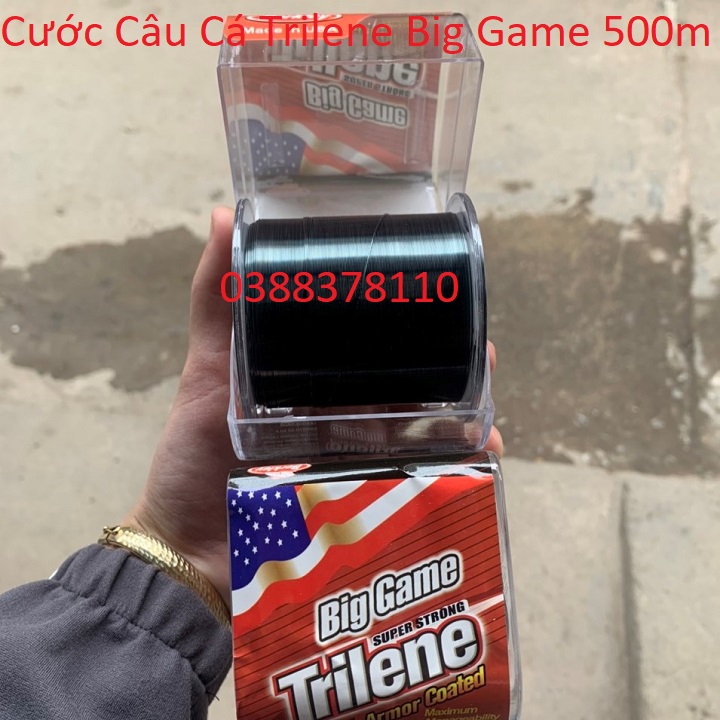 Dây cước câu cá trilene big game 500m