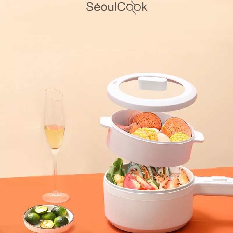 Chính hãng - Nồi điện mini Seoulcook thông minh hàng nội địa thumbnail