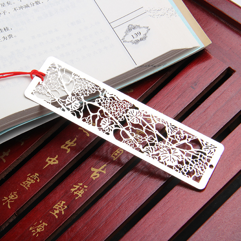 Bookmark kim loại phong cách Trung Hoa cổ