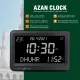 Azan Clock Automatic Worldwide Digital 8 Azan Prayer Sounds Islamic Wall and Desk Clock. 