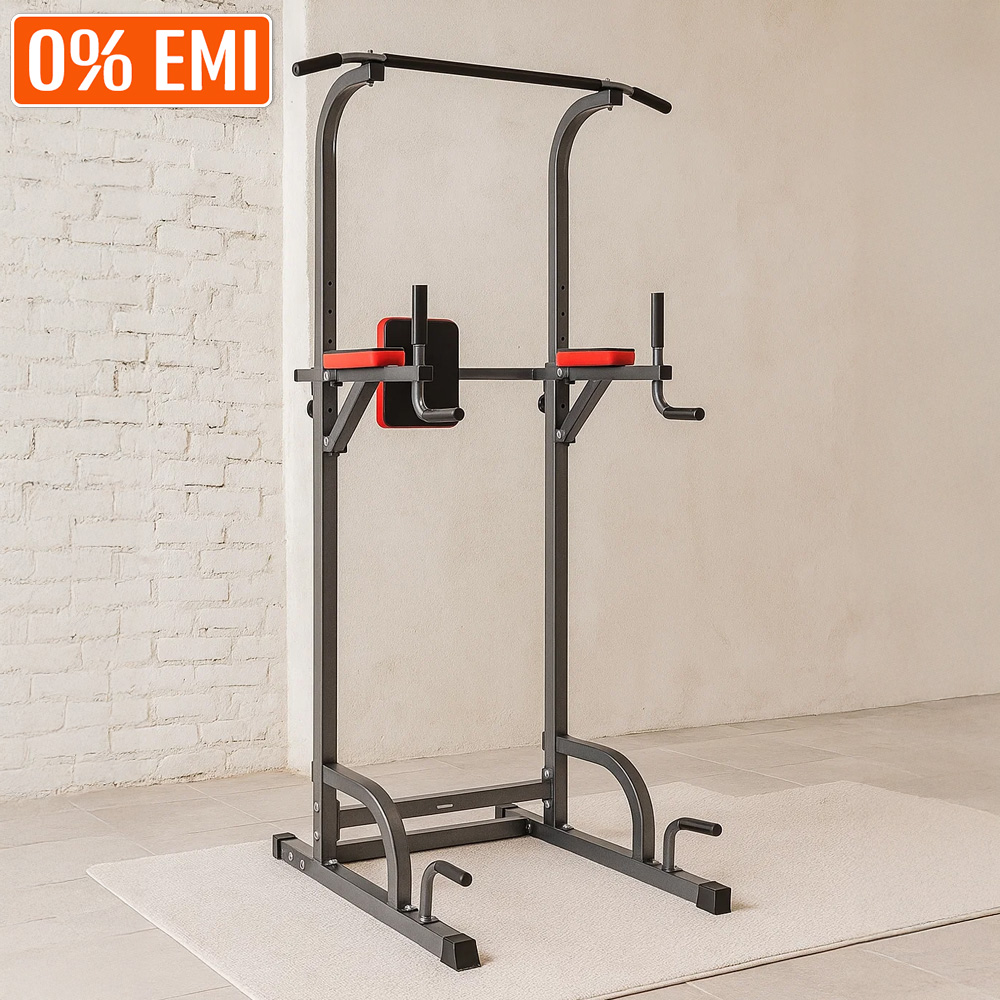 Chin up and dip Station ab tower full body workout power tower Fitness  Mart