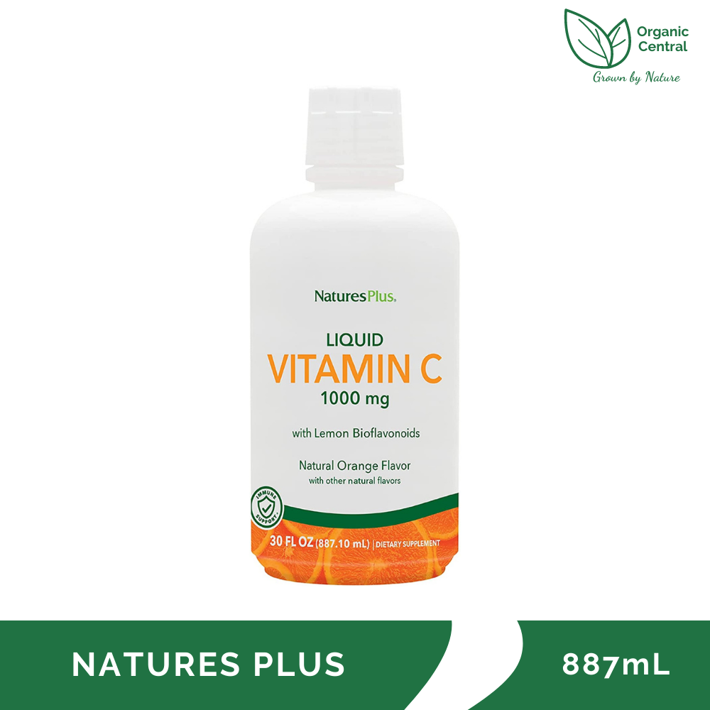 Nature's Plus Liquid Vitamin C 1,000mg 887mL Lazada PH
