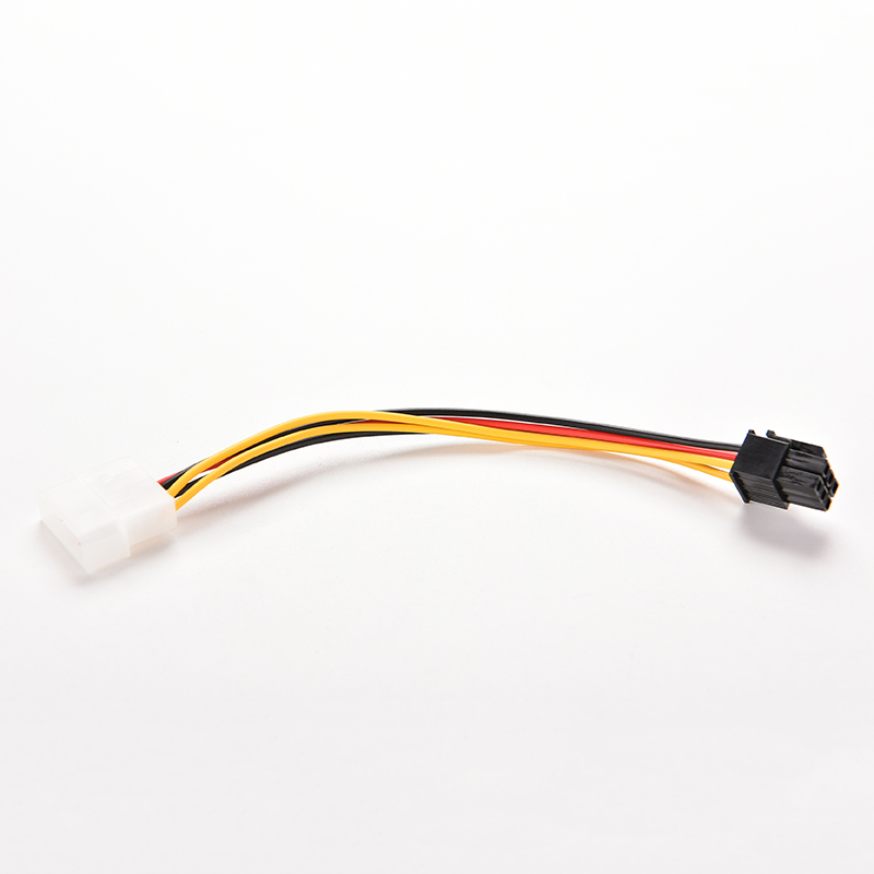 PCI-E Graphic Card Power Connector Cable Adapter single4-Pin to 6-Pin New. 