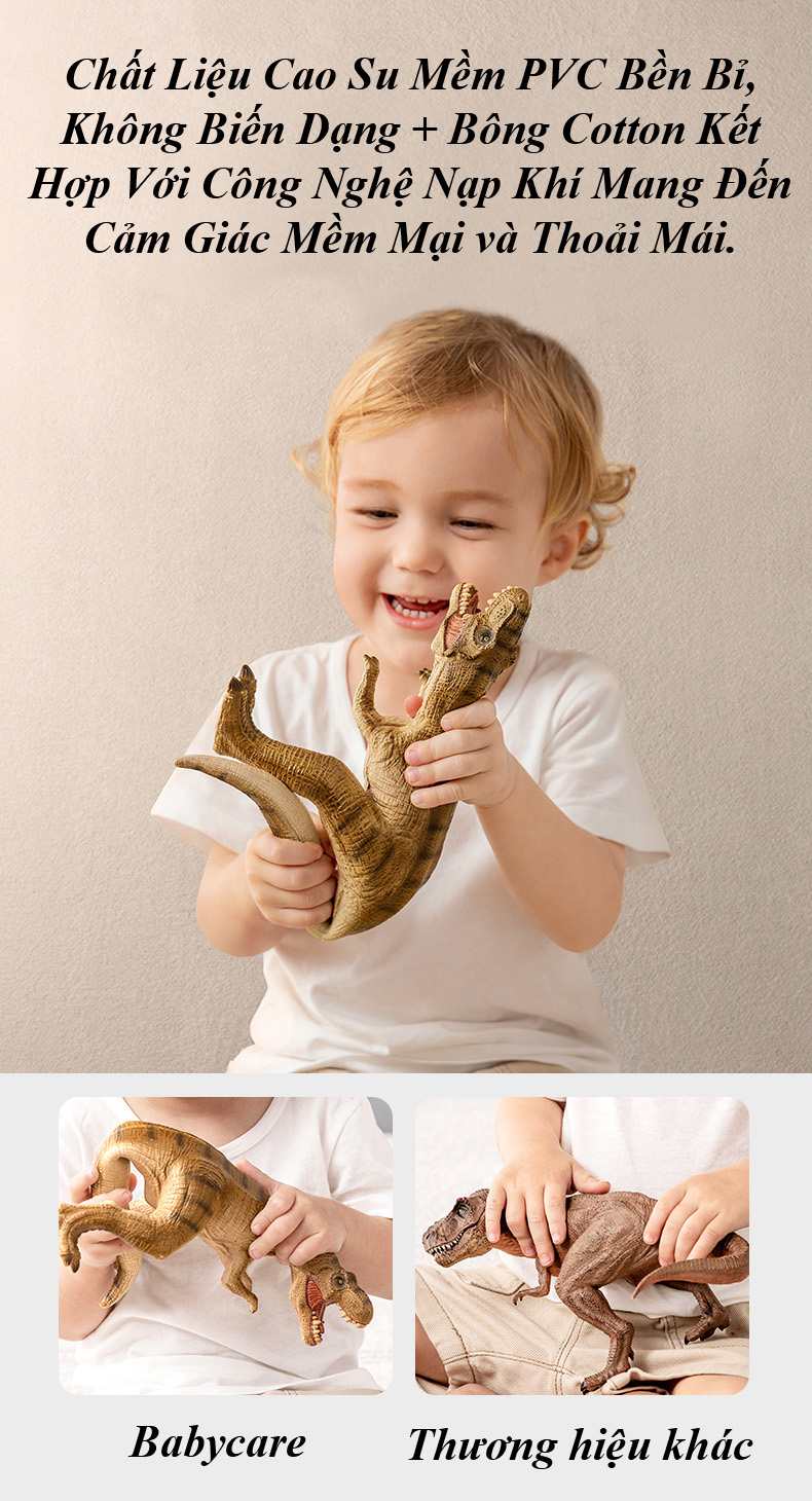Mô Hình Khủng Long Cao Su Mềm - BabyCare