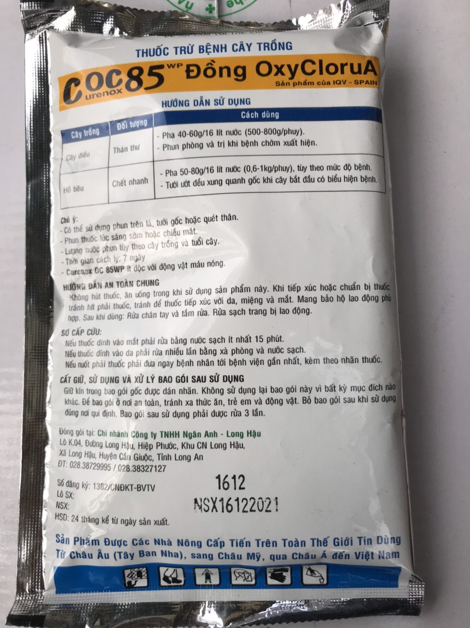 COC 85 1 Gói 20g 100gam
