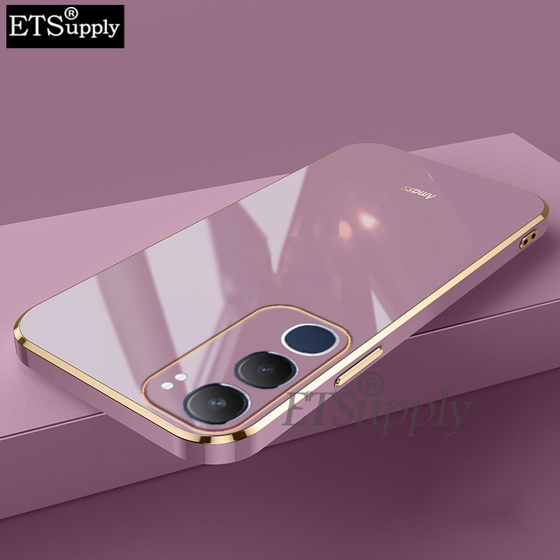 Phone%20case%20Vivo%20Y19S%20Soft%20Transparent%20Plating%20Antioxidant%20Clear%20Back%20Cover%20Vivo%20Y19S%20Case%20-%20Image%204