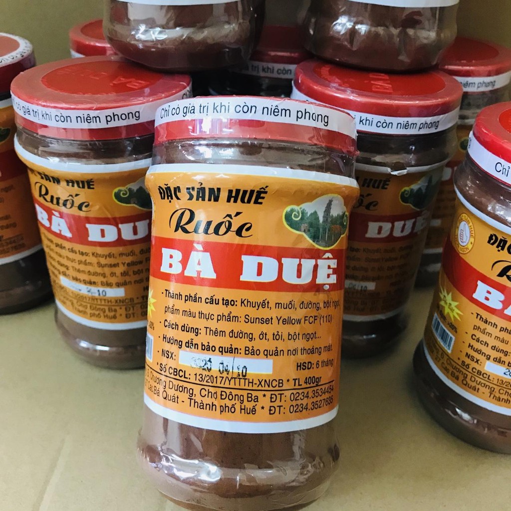 [HCM]Mắm Ruốc Huế Bà Duệ hủ 400g
