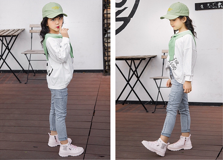 Giày bốt bé gái, giày cao cổ bé gái - Mẫu mới SD73