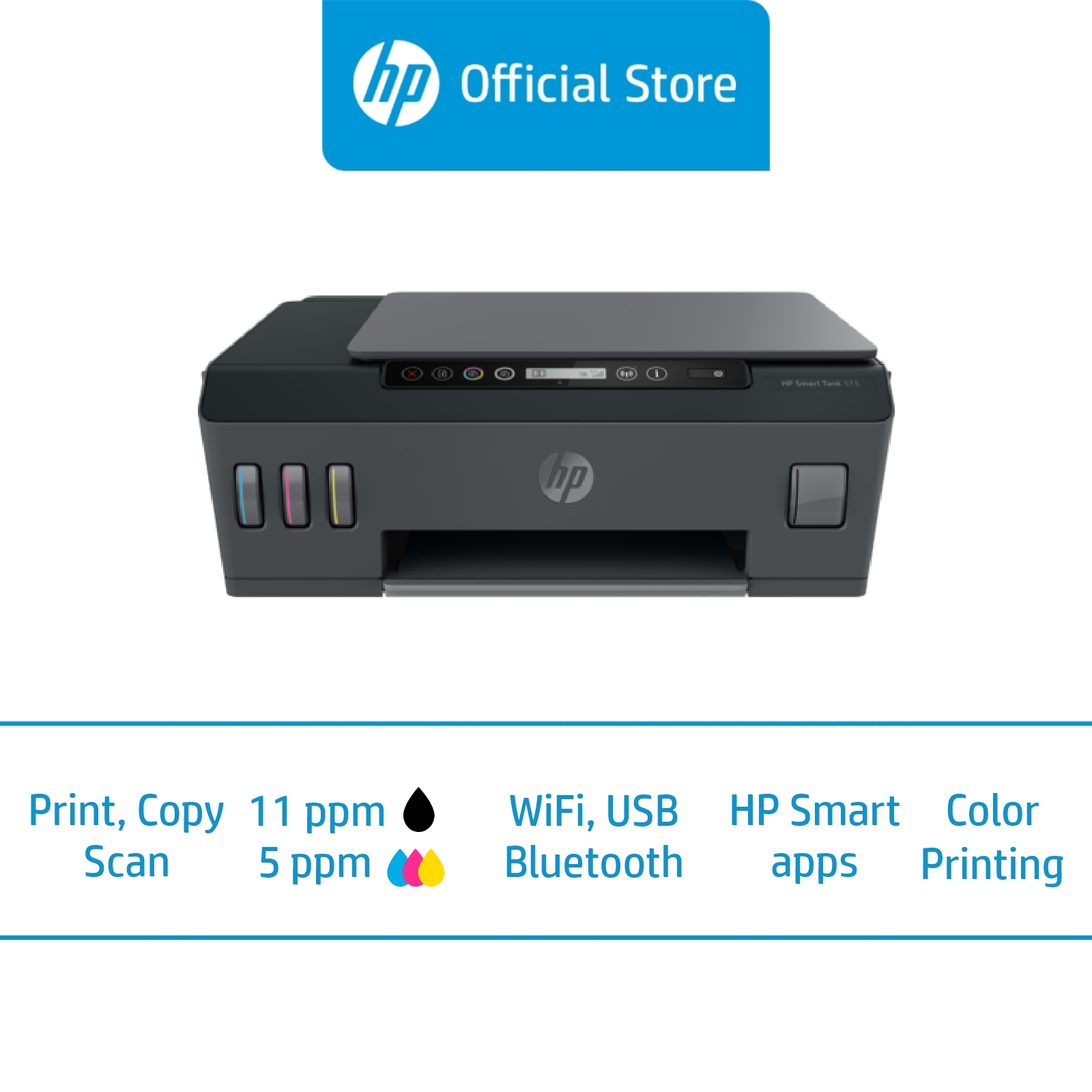 HP Smart Tank 515 Wireless All-in-One 