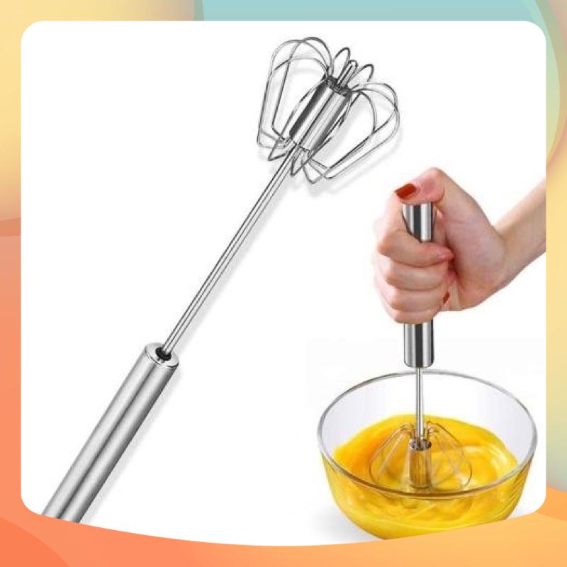 Cây đánh trứng inox bằng tay chắc chắn