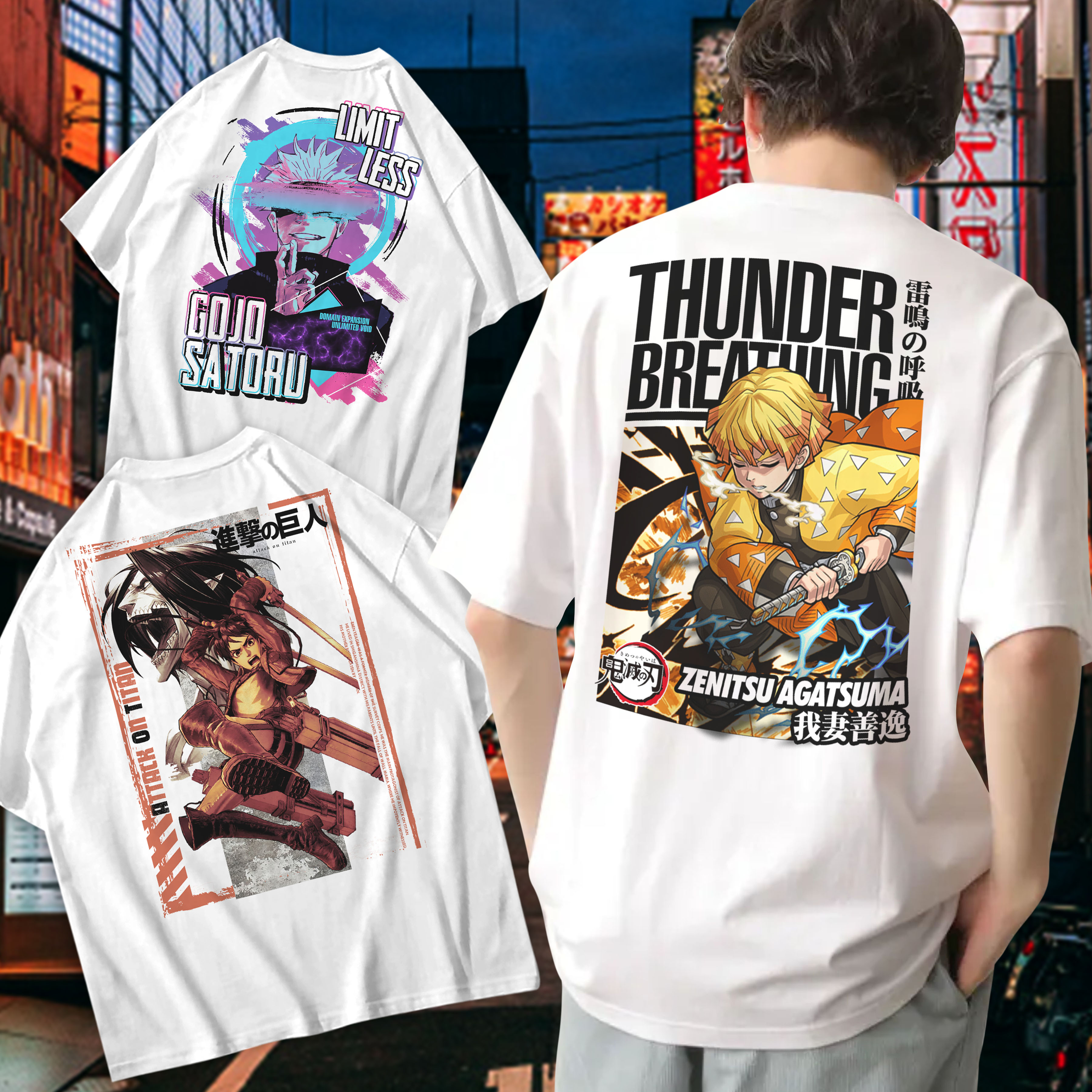 ICM T349 Anime Graphic Print Men's T-shirt Printed T-Shirt For Men  oversized Tshirt | Lazada PH