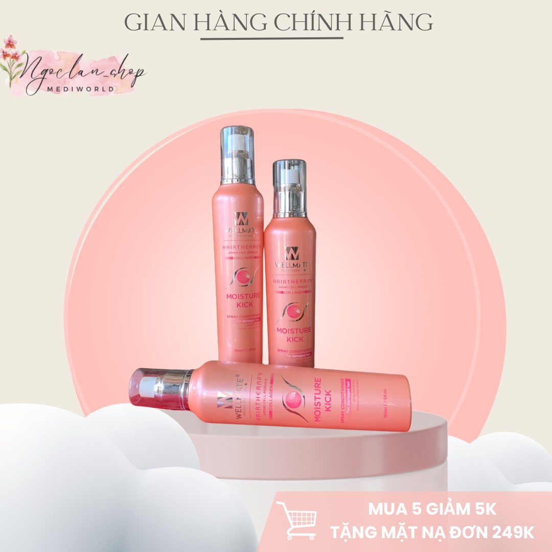 Xịt dưỡng vitamin wellmate 150ml