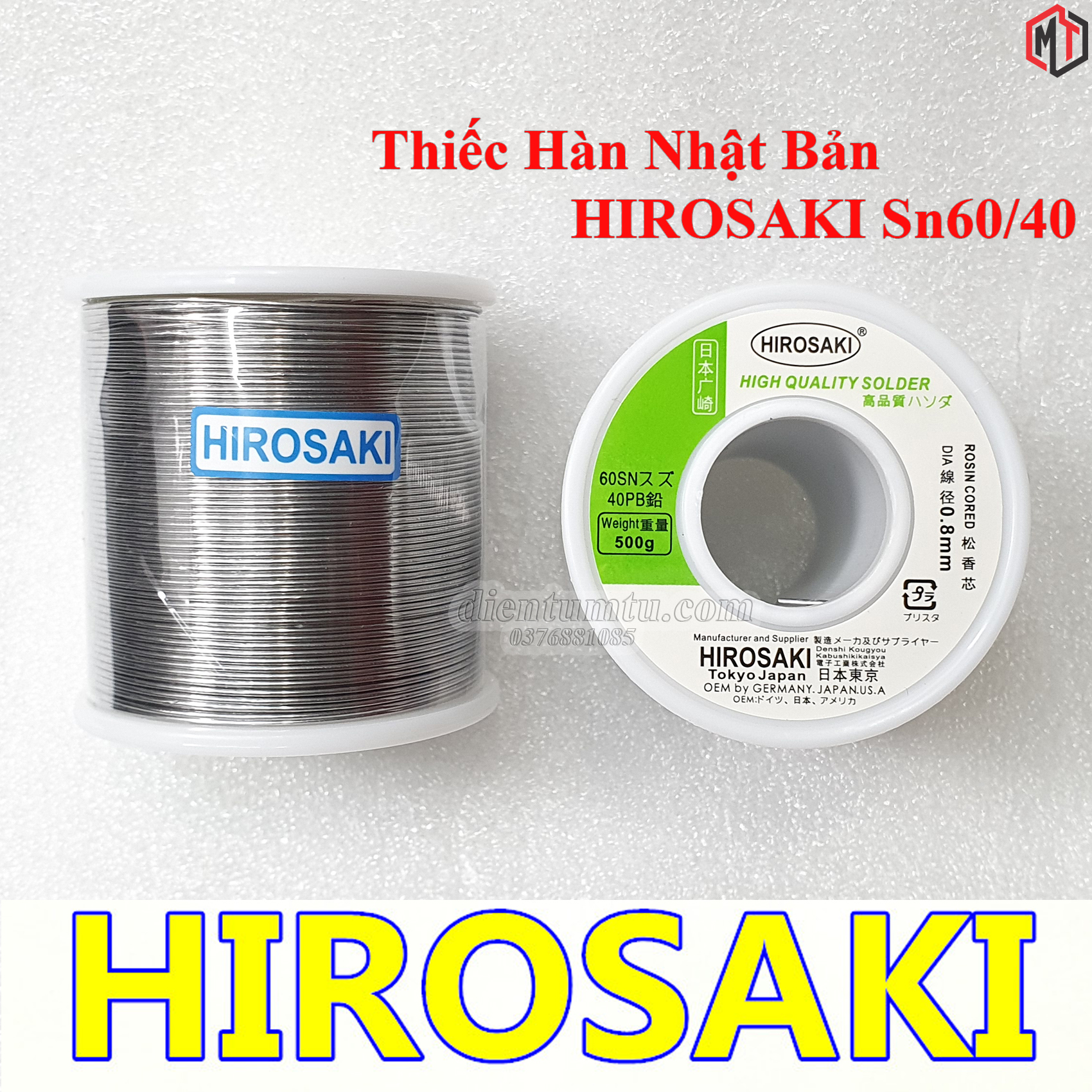 (2-5 mét) - Thiếc / Chì Hàn Điện Tử - Nhẹ Lửa - Mối Bóng Đẹp