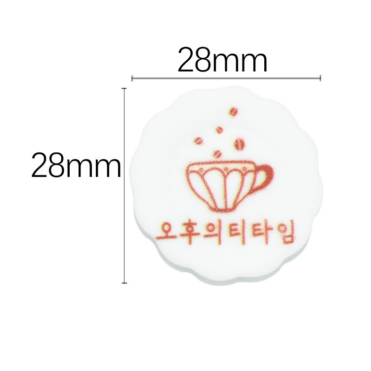 Charm slime/ dụng cụ charm trang trí mô hình ly cà phê capuchin0 xinh xắn - giá 1 charm