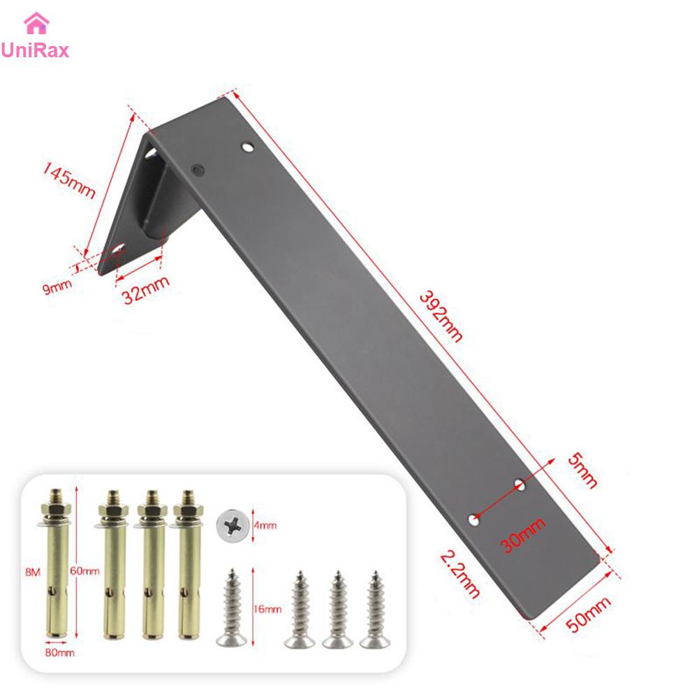Heavy Duty Mantel Brackets, Large Metal Shelf, Wall Mounted Floating Triangle
