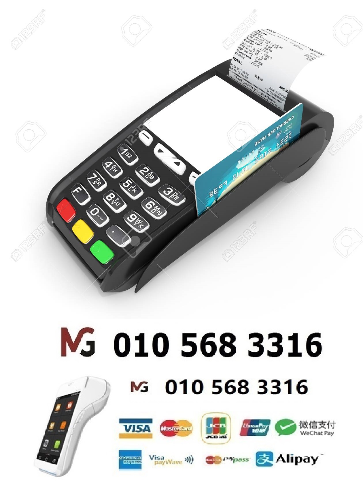 Card & ewallets payments (Credit Card Machine Providers) ALL IN ONE