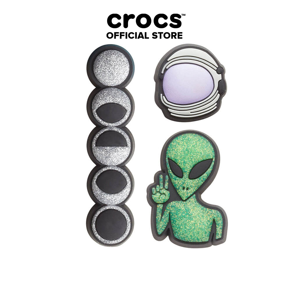 Bộ 3 Phụ kiện Crocs Jibbitz Charm Alien - 10008621