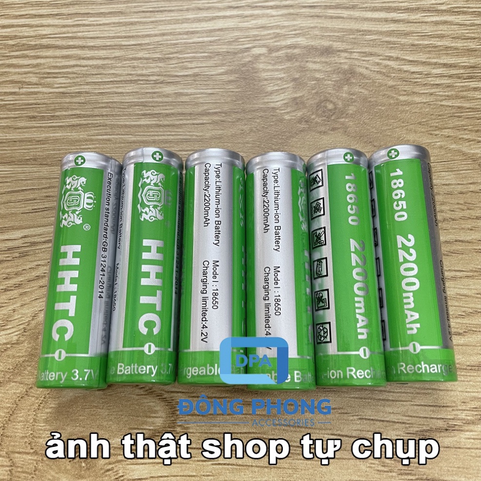 Pin Sạc 18650 4.2V 2200mAh Lithium-ion HHTC