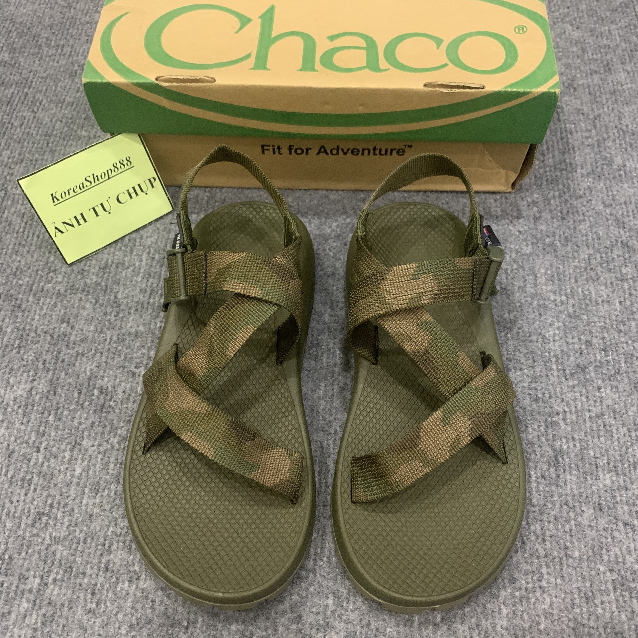 Dép Sandal Nam Chaco Rằn Ri D35