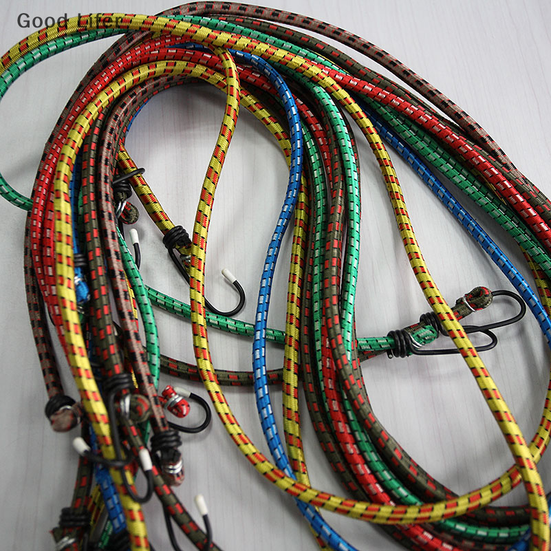 New 1 stretch elastic bungee cords hooks bikes rope tie luggage car strap roof rack