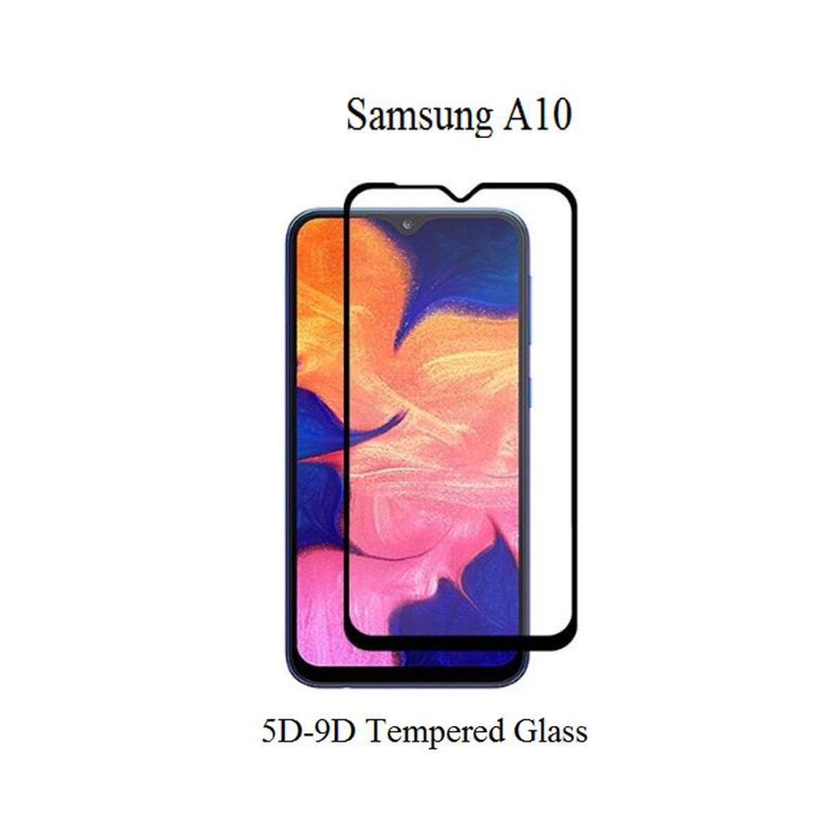 Samsung Galaxy A10 Full Black 9D|5D|6D|10D|11D|21D Tempered Glass Screen Protector Full Glue Edge To Edge For Samsung Galaxy A10