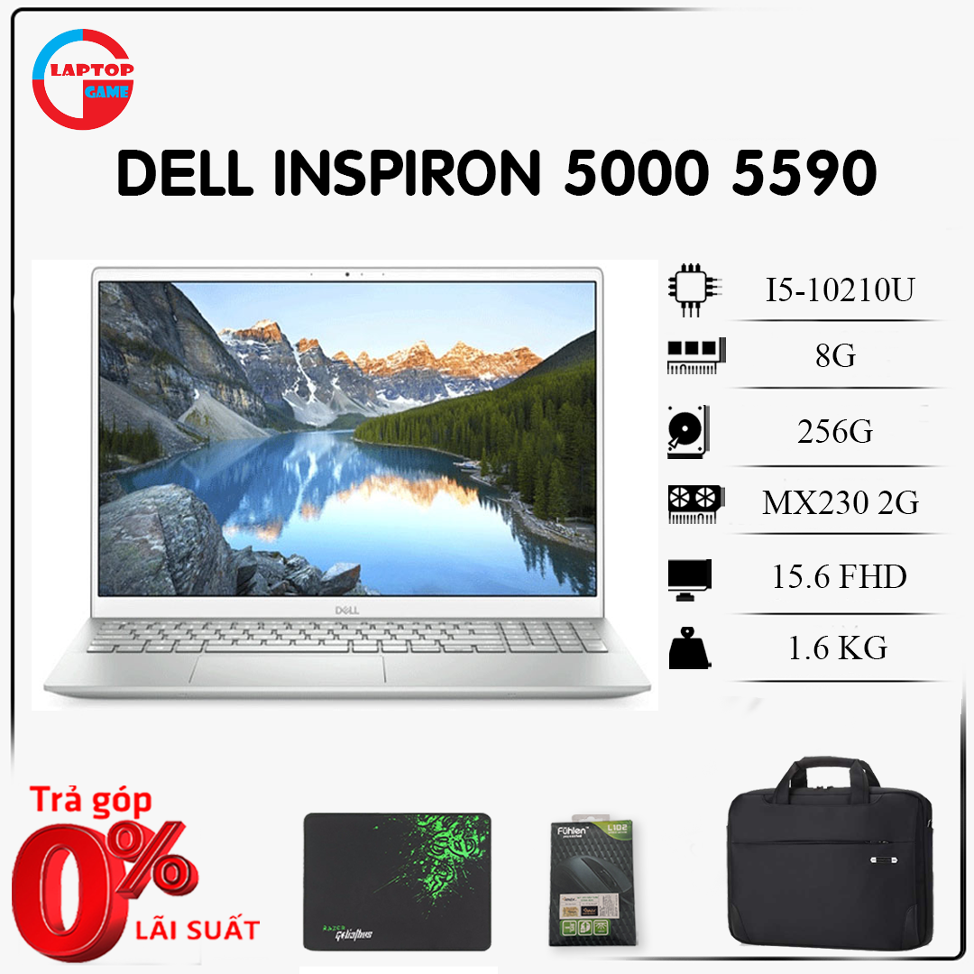 Laptop Dell inspiron 5000 5590 ( i5-10210U, GeForce MX230 2GB ,15.6"FHD IPS )