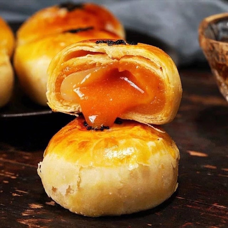(FREESHIP) 1KG BÁNH TRỨNG  NHÂN TAN CHẢY SIÊU NGON
