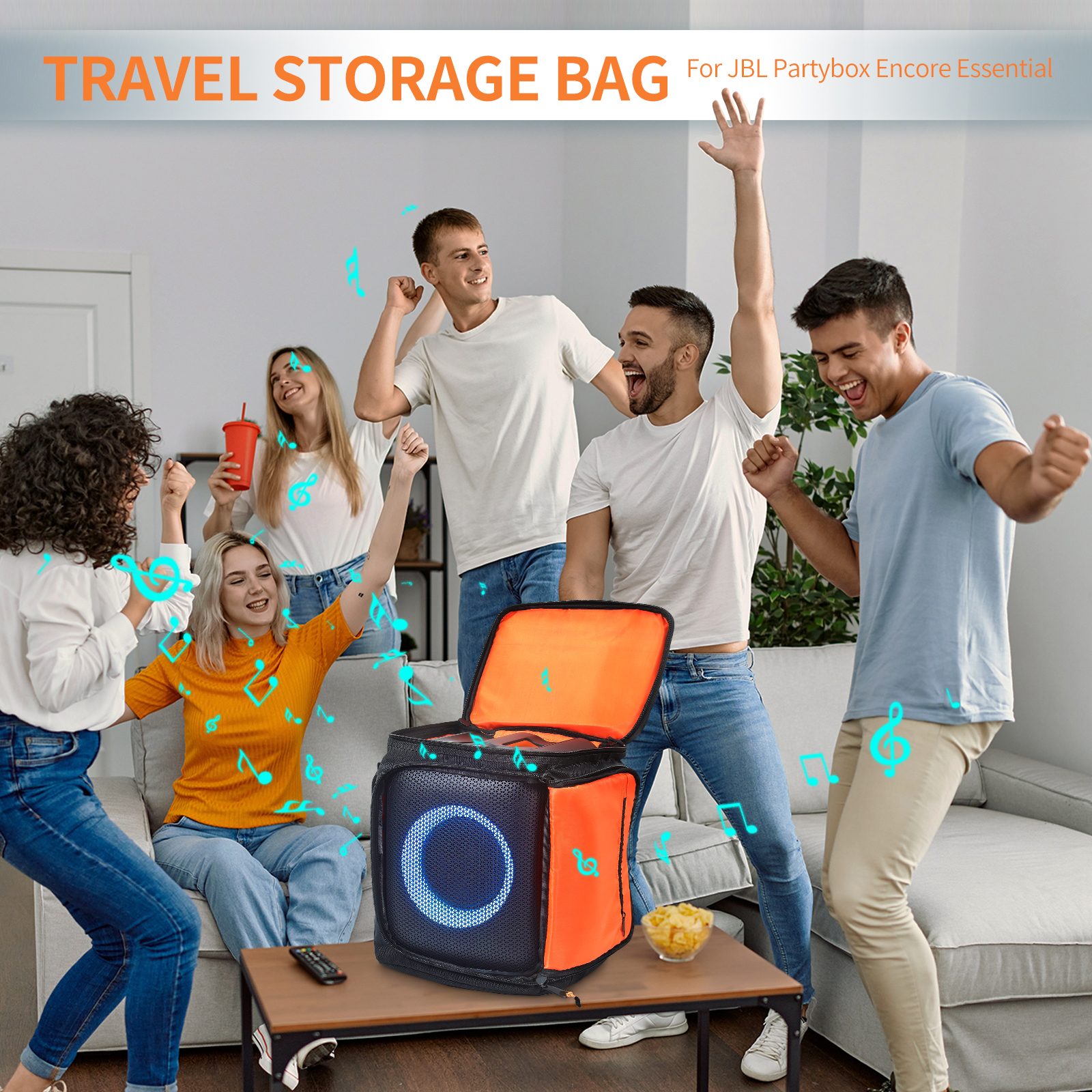 Loa Bluetooth túi lưu trữ trường hợp ba lô du lịch cho JBL partybox Encore Essential
