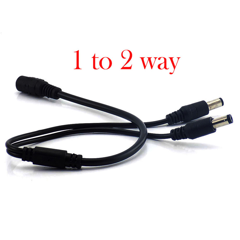 Splitter DC 1 Femmina A 3 Maschi 5.5mm X 2.1mm | Cavo Alimentazione Per Telecamere CCTV